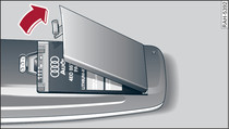 Opening the battery cover